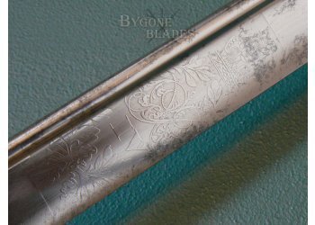 British George IV 1822 Pattern Pipe-Back Infantry Officers Sword #13