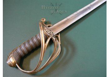 British George IV 1822 Pattern Pipe-Back Infantry Officers Sword #8