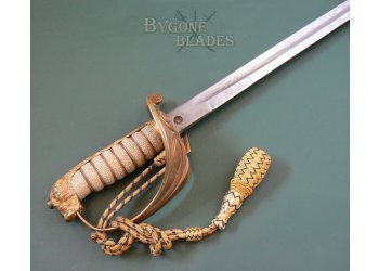 British Royal Navy P1827 George V. Named WW1 Officers Sword #11