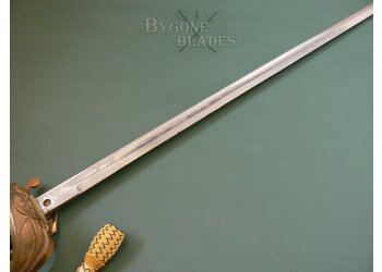 British Royal Navy P1827 George V. Named WW1 Officers Sword #4