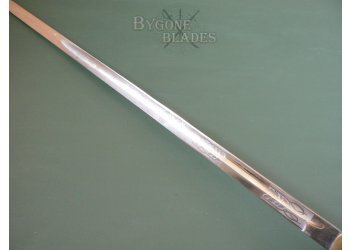 British Royal Navy P1827 George V. Named WW1 Officers Sword #6