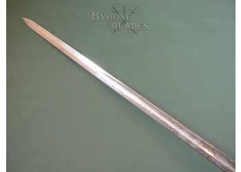 British Royal Navy P1827 George V. Named WW1 Officers Sword #7