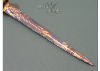 British Georgian Blue and Gilt Naval Dirk #6