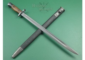 British Lanchester Sub Machine Gun bayonet WW2