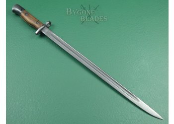 British Lanchester Sub Machine Gun Bayonet WW2. Wilkinson 1943. #2202009 #5