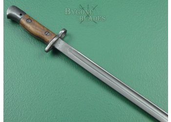 British Lanchester Sub Machine Gun Bayonet WW2. Wilkinson 1943. #2202009 #7