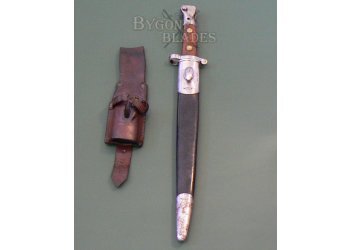 British M1888 MkII Lee Metford Rifle Bayonet and Frog #4
