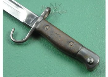 British MOLE 1907 Mk1 Hooked Quillon Bayonet. No.1 Mk1 Scabbard. #2212002 #10