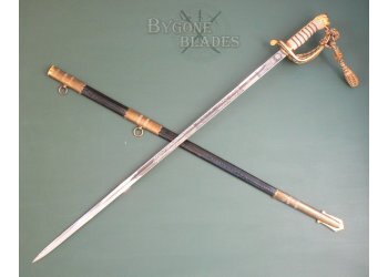 British Named Senior Royal Navy Officers Sword by Wilkinson #5