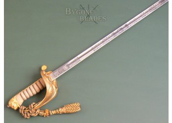 British Named Senior Royal Navy Officers Sword by Wilkinson #6