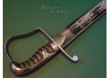 British Napoleonic Wars 1796 Pattern Light Cavalry Officer&#039;s Sabre. Gill&#039;s Warranted #9