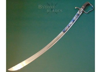 British Napoleonic Wars 1796 Pattern Light Cavalry Officer&#039;s Sabre. Gill&#039;s Warranted #5