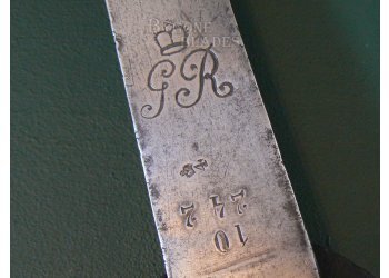 British Napoleonic Wars Figure of Eight Pattern 1804 Navy Boarding Cutlass. Exceptional Markings! #11