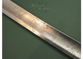 British Napoleonic Wars Period Pre-Regulation Flank Officer's Sabre #12