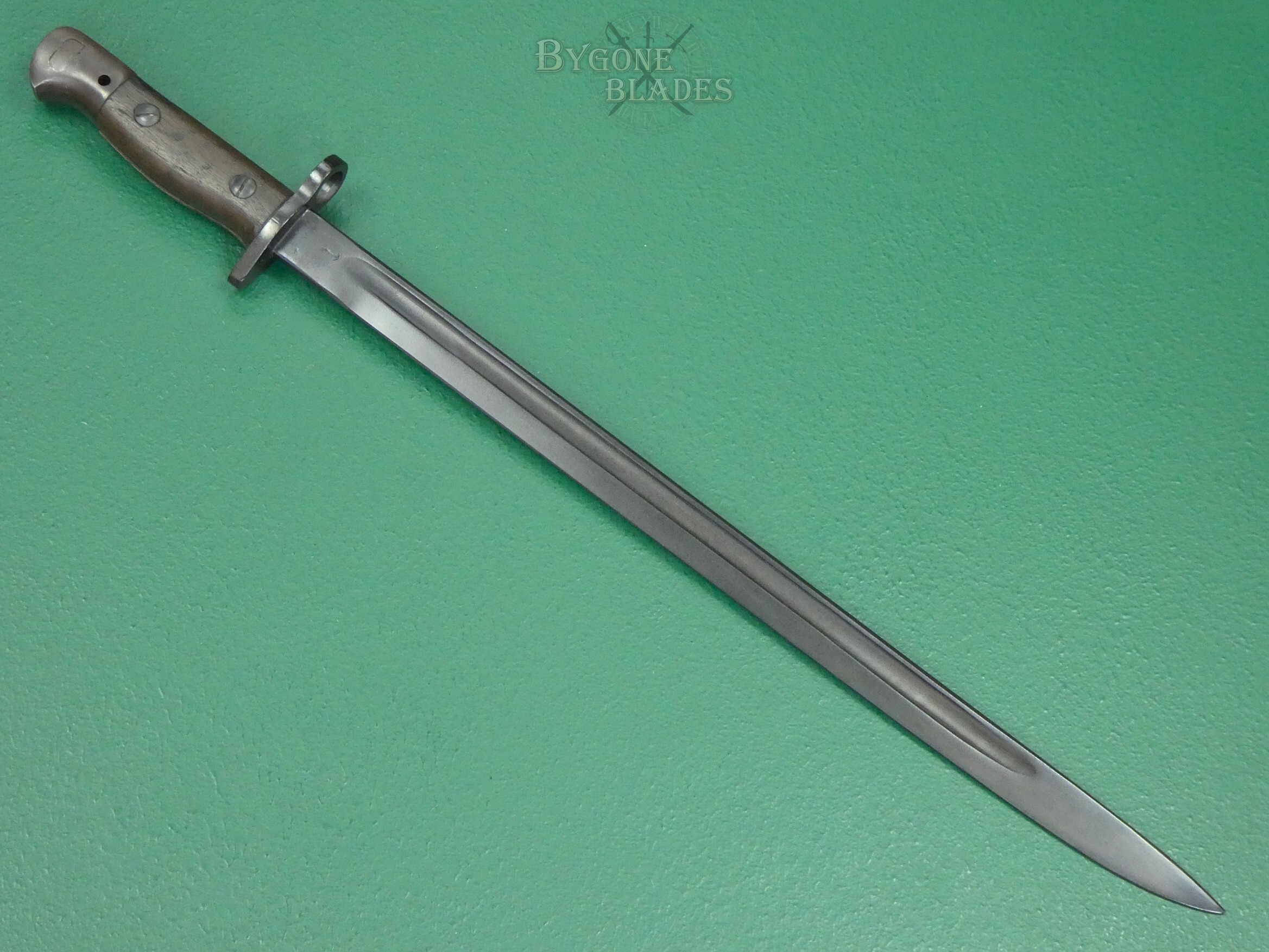 British No1. Mk 1 WW2 Admiralty Contract Lanchester Submachine Gun Bayonet. WSC 1943. #2608013 #5