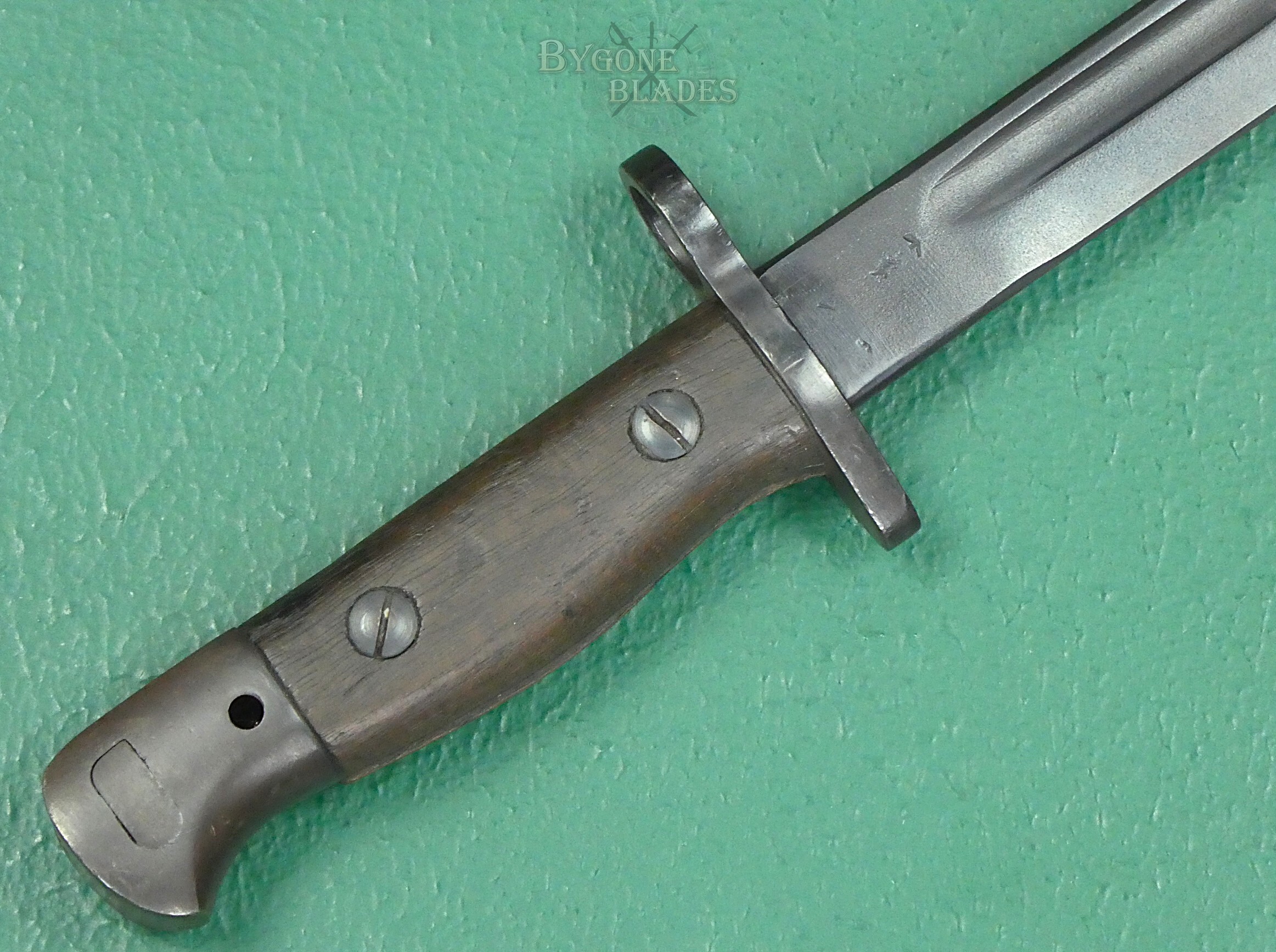 British No1. Mk 1 WW2 Admiralty Contract Lanchester Submachine Gun Bayonet. WSC 1943. #2608013 #7