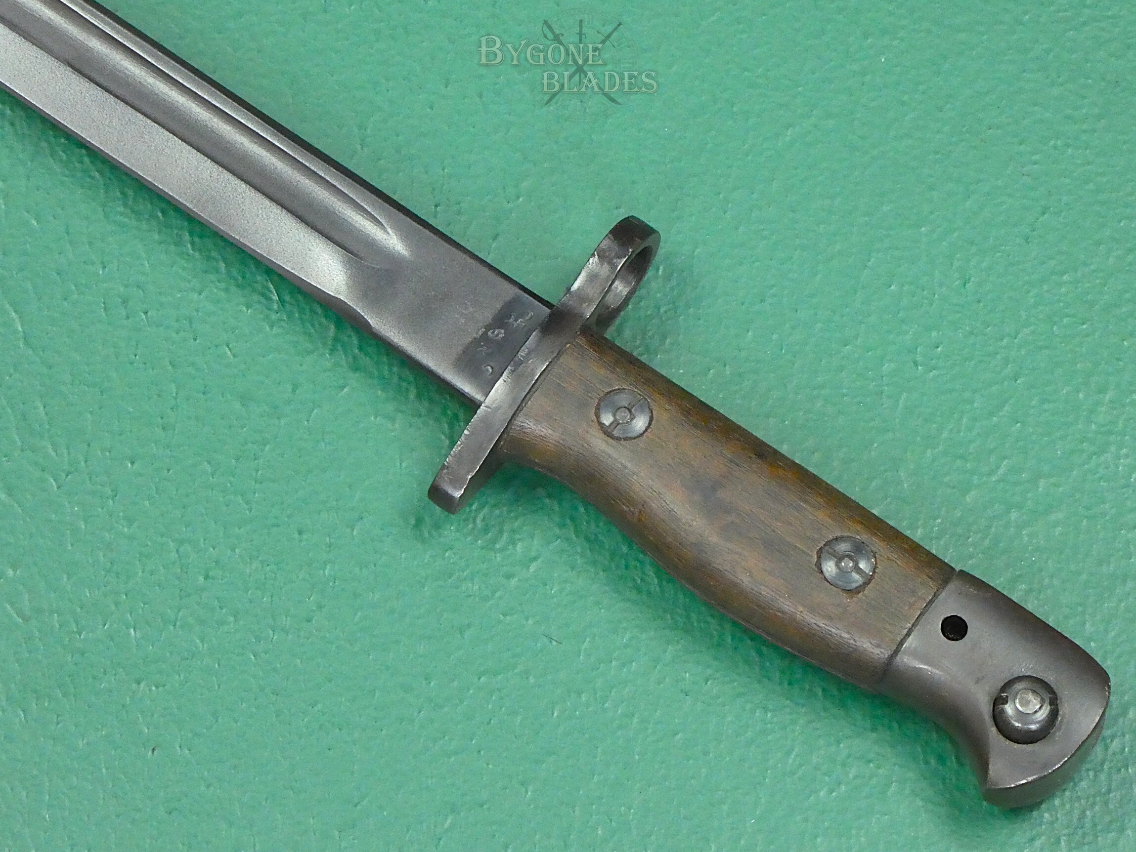 British No1. Mk 1 WW2 Admiralty Contract Lanchester Submachine Gun Bayonet. WSC 1943. #2608013 #8