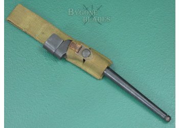 British No.4 Mk 1 Bayonet. Rare Frog Attachment. Singer 1942. #2507003 #3