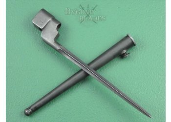 Singer No.4 Mk1 Blackened cruciform spike bayonet