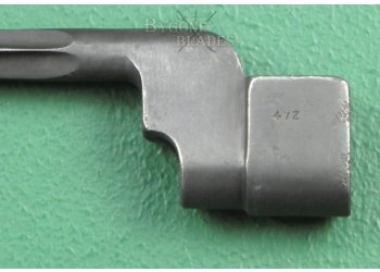 British No.4 Mk 1 Cruciform Bayonet. Rare Blackened Variant. Singer 1942 #8