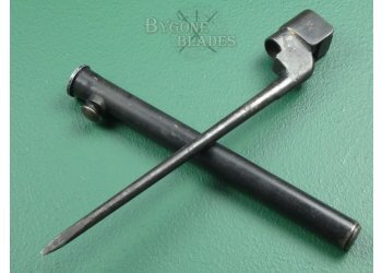 Blued No.4 Bayonet. Rare scabbard