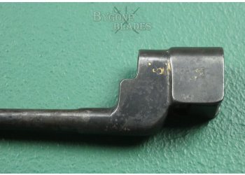 British No.4 Mk II Blued Spike Bayonet. Rare Experimental Mk II Scabbard  #7