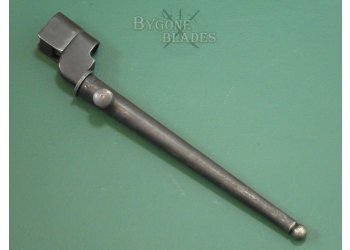 British No.4 Mk II Blued Spike Bayonet. Singer N67 #3