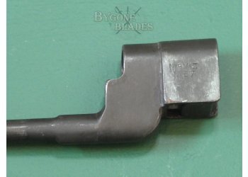 British No.4 Mk II Blued Spike Bayonet. Singer N67 #4