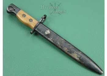 British No.5 Jungle Carbine Bayonet. Black Blade Variant. Poole 1946. #2302009 #3