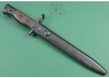 British No.5 Jungle Carbine Bayonet. Poole 1946. Mk1 Scabbard. #2202001 #3