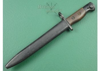 British No.5 Jungle Carbine Bayonet. Poole 1946. Mk1 Scabbard. #2202001 #4