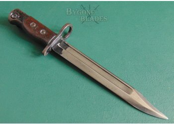 British No.5 MkI Type II Jungle Carbine Bayonet. Poole. MkI Scabbard #3