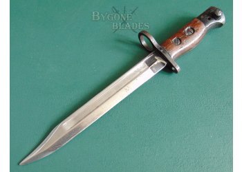 British No.5 MkI Type II Jungle Carbine Bayonet. Poole. MkI Scabbard #4