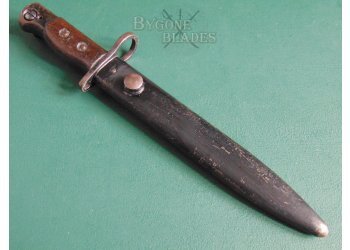 British No.5 MkI Type II Jungle Carbine Bayonet. Poole. MkI Scabbard #6