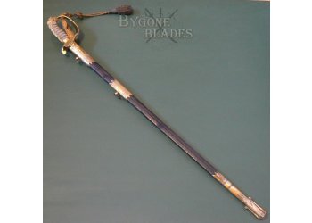 British P1827 Victorian Royal Navy Officers Broadsword #4