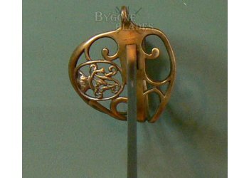 P1845 with Gothic Brass 1854 Hilt