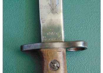 British P1907 Enfield Bayonet. WW1 Leicestershire Regiment 1914 #10