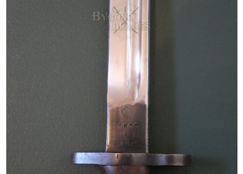 British P1907 WW1 Bayonet. Seaforth Highlanders. Chapman 1914 #7