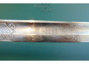 British Pattern 1821 Royal Artillery Sword. WW1 West Riding Brigade. Royal Field Artillery #14