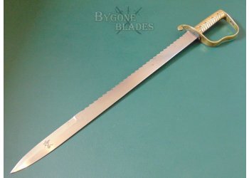 British Pattern 1856 Pioneers Saw Back Sword. Oxford and Buckinghamshire Light Infantry #6