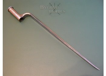 British Peninsular Wars Brown Bess Socket Bayonet. Osborn &amp; Gunby 1809 #4