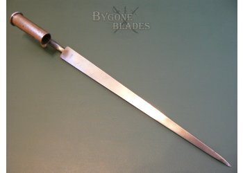 British Peninsular Wars Brown Bess Socket Bayonet. Osborn &amp; Gunby 1809 #5