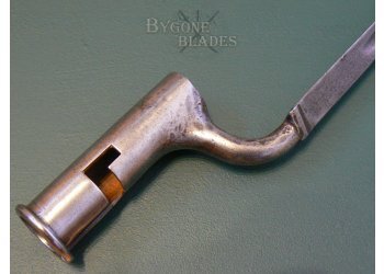British Peninsular Wars Brown Bess Socket Bayonet. Osborn &amp; Gunby 1809 #8