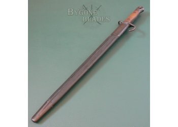 British Pre-WW1 1907 Pattern Hooked Quillon Bayonet. Wilkinson 1909. Lincolnshire Regiment #4