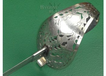 British Royal Scots Fusiliers Field Officers Broadsword. E. Thurkle Circa 1880. #2204008 #12