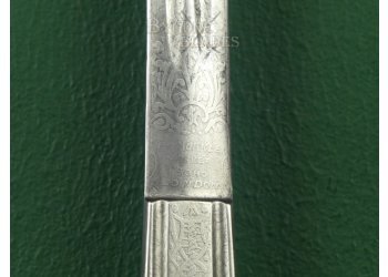 British Royal Scots Fusiliers Field Officers Broadsword. E. Thurkle Circa 1880. #2204008 #16
