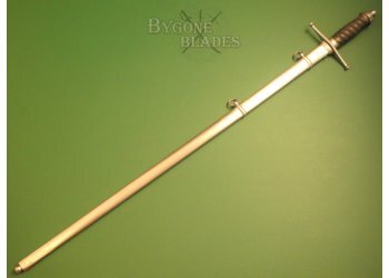 British. Royal Scots Officers Cross Hilt Broadsword #4