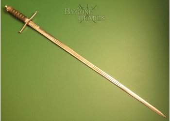 British. Royal Scots Officers Cross Hilt Broadsword #5