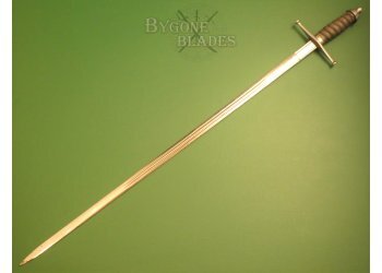 British. Royal Scots Officers Cross Hilt Broadsword #6