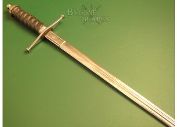 British. Royal Scots Officers Cross Hilt Broadsword #7